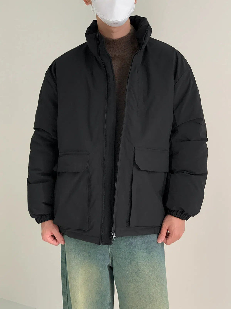 Stand Collar Padded cotton Jacket