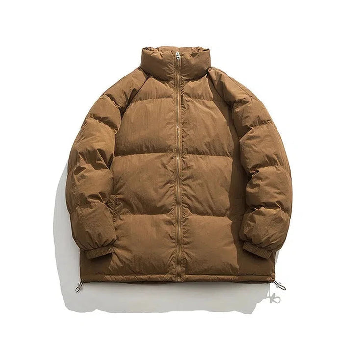 Stand-up Collar Puffer Jacket