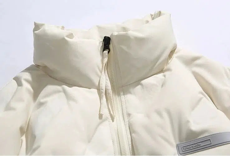 Stand-up Collar Puffer Jacket