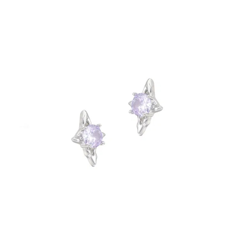 Star Zircon Earrings