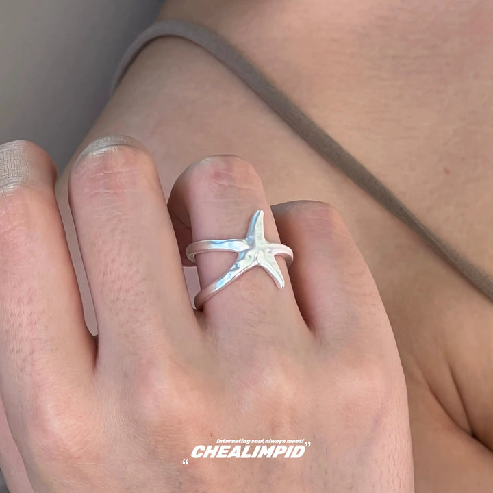 Starfish Spiral Ring