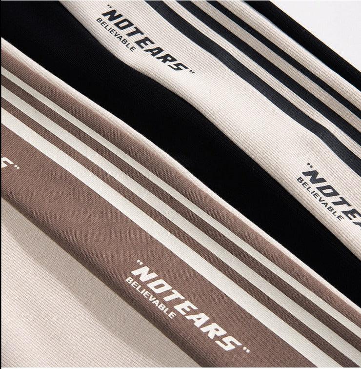 Stitching Side-stripe Track Pants