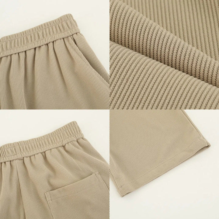 Straight Drape Knitted Pants