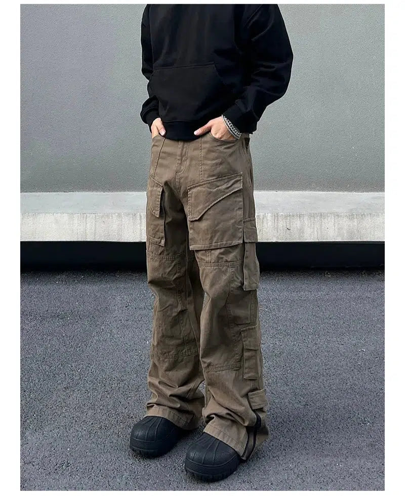 Straight-leg Cargo Pants