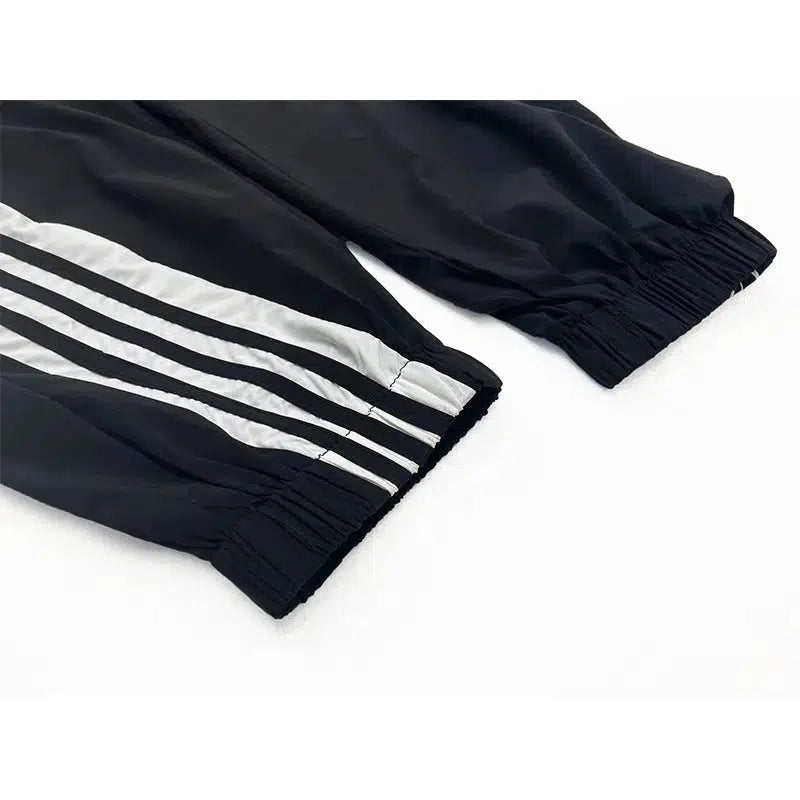 Striped Athletic Casual Pants