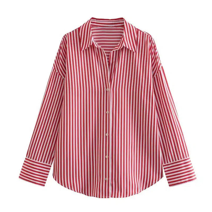 Striped Button-Up Shirts