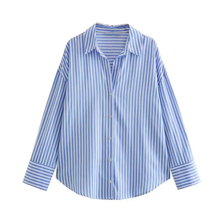 Striped Button-Up Shirts