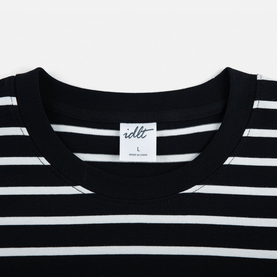 Striped Crew Neck Sweatshirt