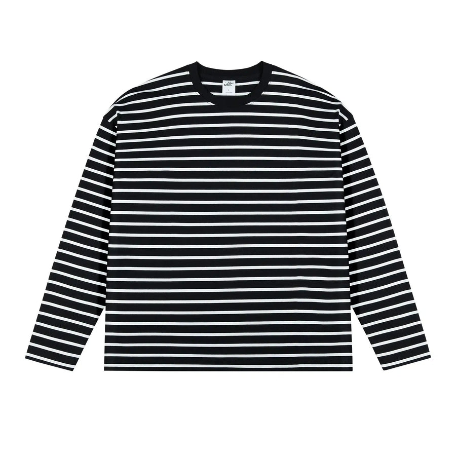 Striped Crew Neck Sweatshirt