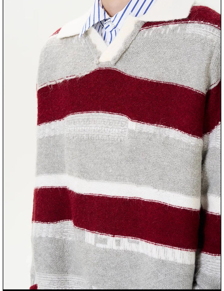 Striped Knit Sweater