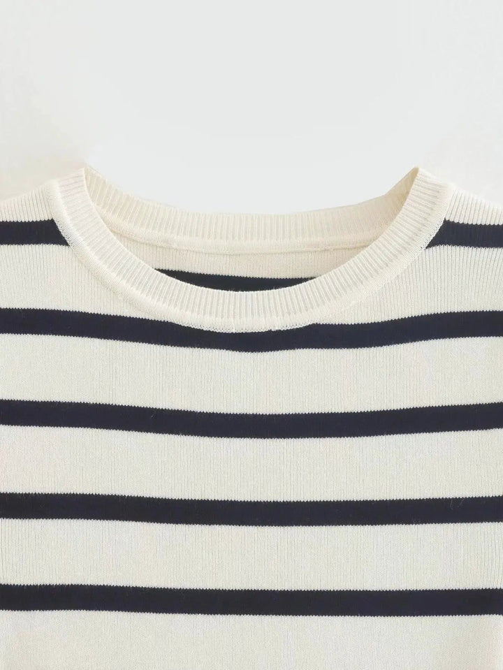 Striped Knit Top