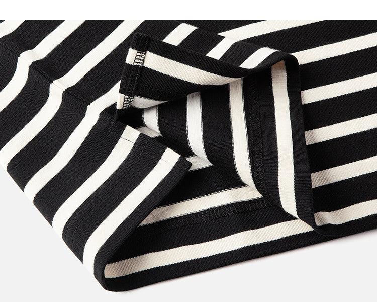 Striped Long Sleeve Polo Shirt