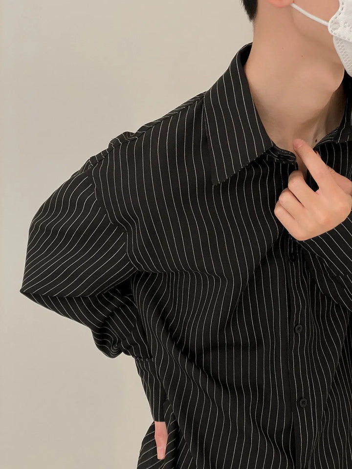 Striped Long-sleeved Shirt