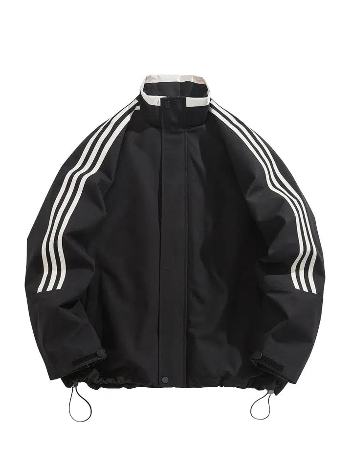 Stylish Athletic Stripe Jacket