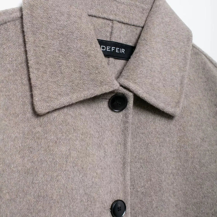 Stylish Button-Front Coat