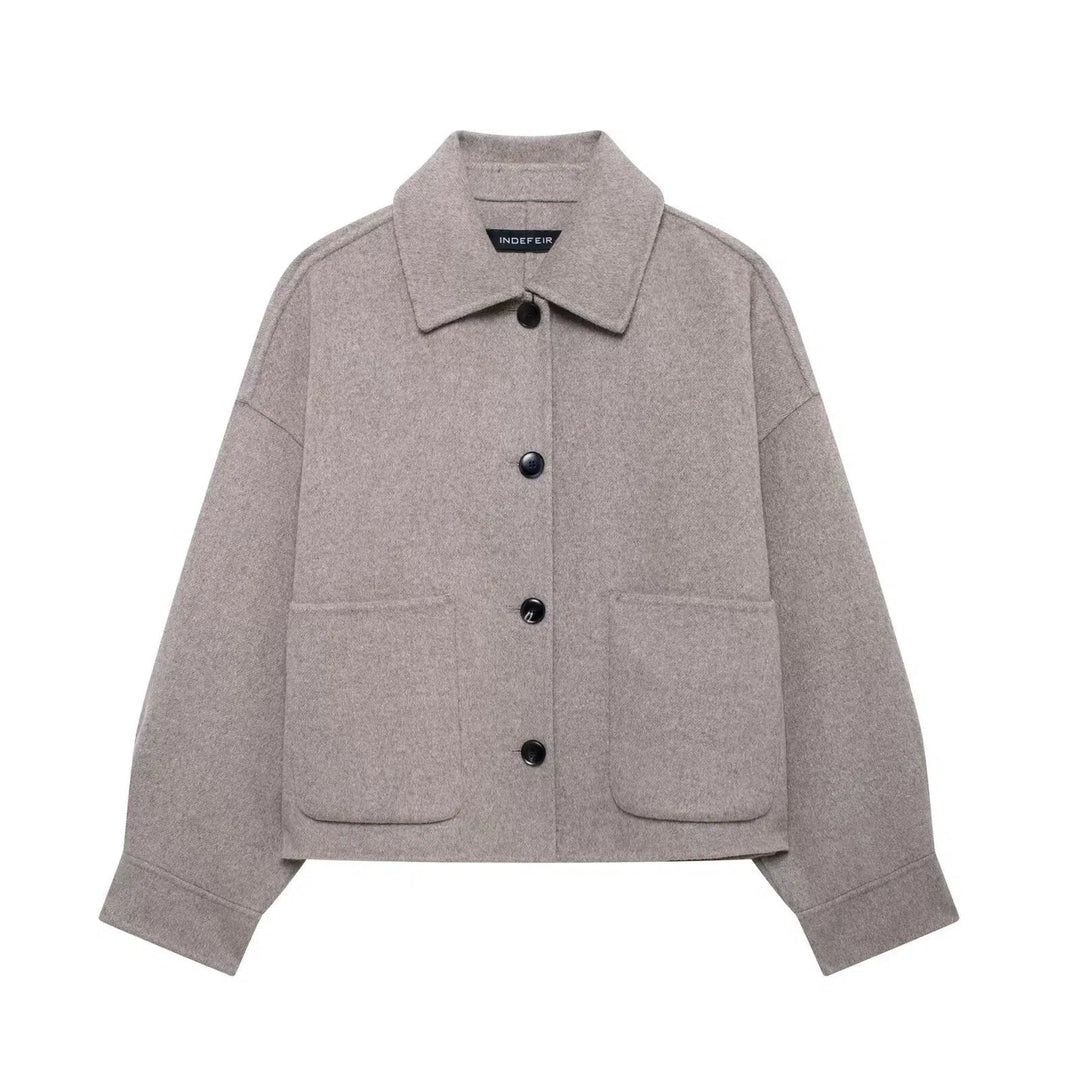 Stylish Button-Front Coat