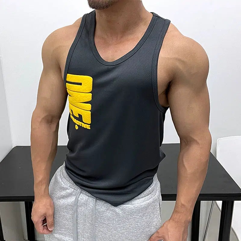 Stylish Graphic Athletic Vest