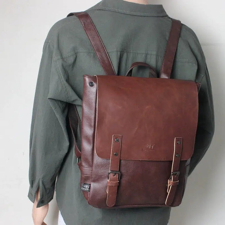 Stylish Leather Backpack