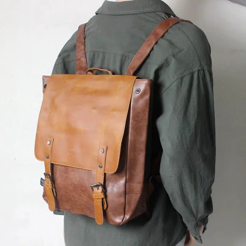 Stylish Leather Backpack