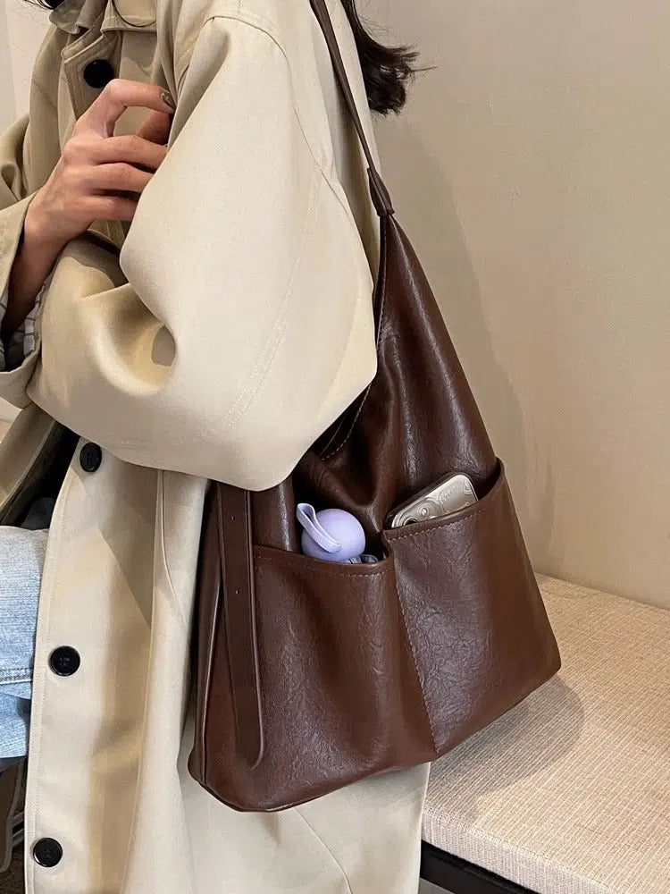 Stylish Leather Shoulder Bag