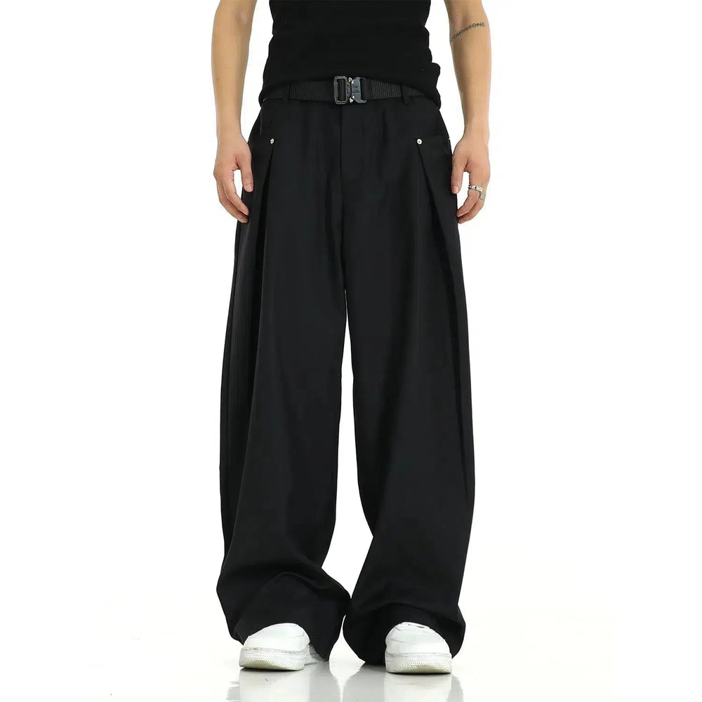 Suit Wide-Leg Loose Pants