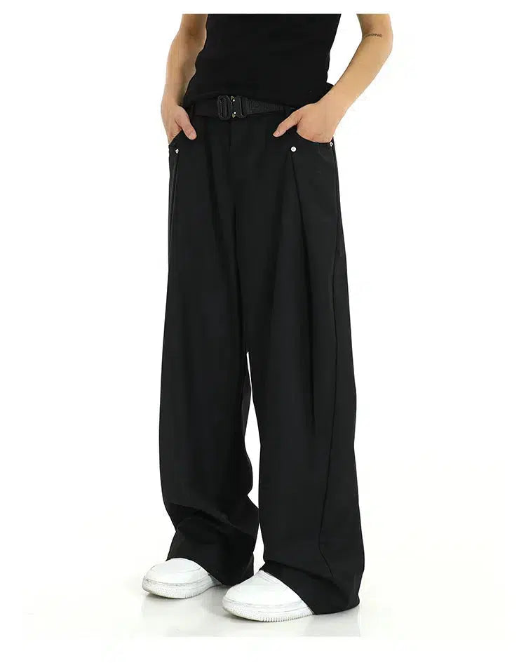 Suit Wide-Leg Loose Pants