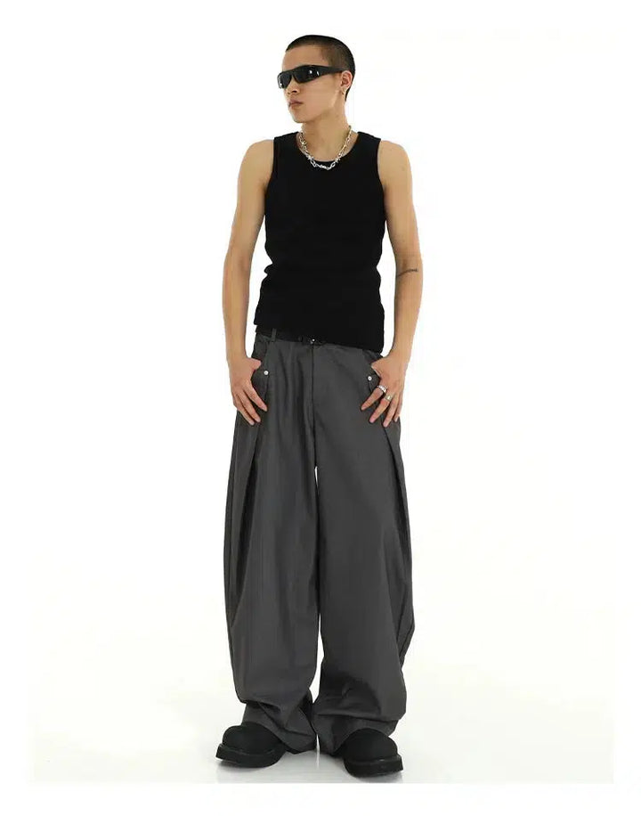 Suit Wide-Leg Loose Pants