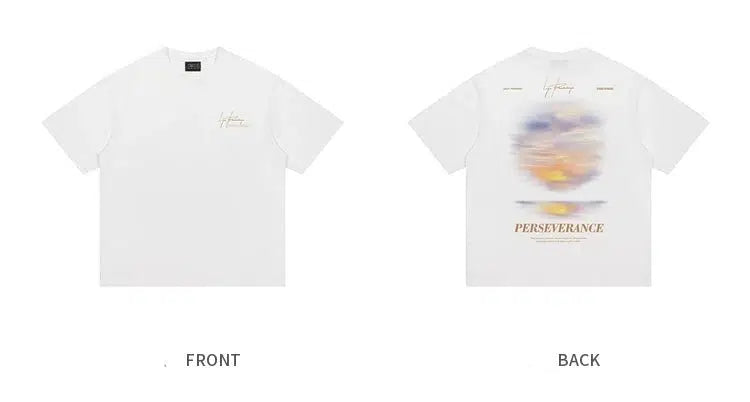 Sunset Print Short Sleeve T-shirt