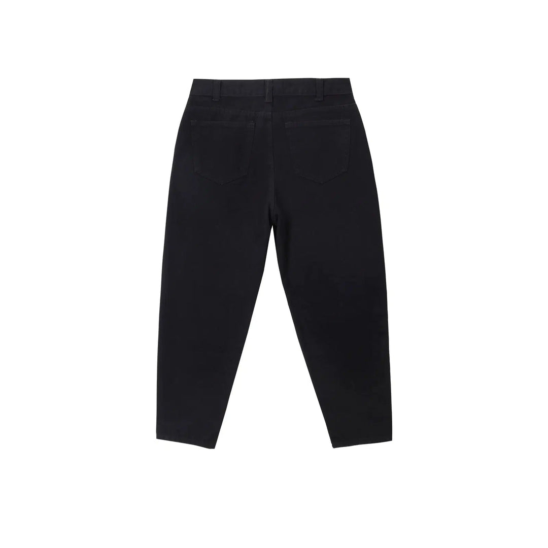 Tapered Carrot Straight-Leg Jeans