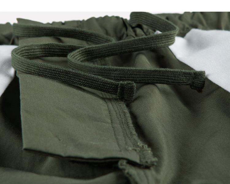 Tapered Elastic Waist Cargo Pants