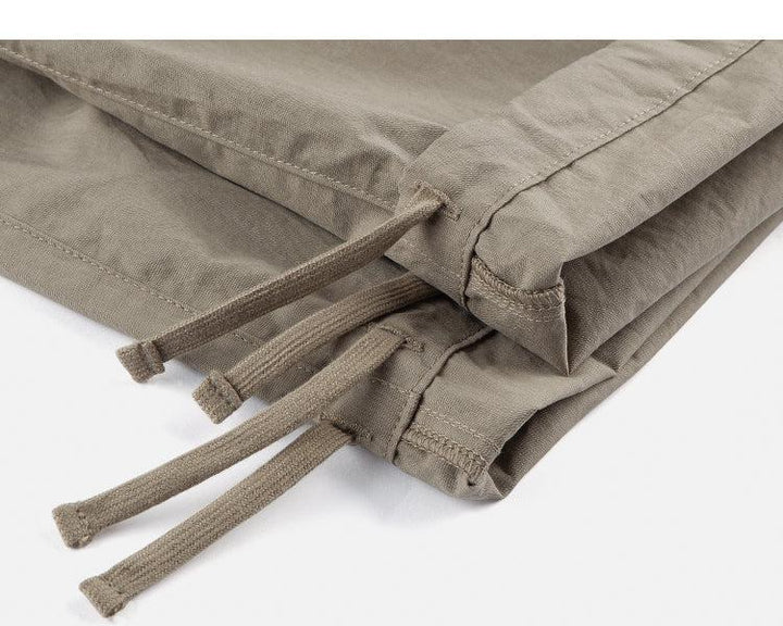 Tapered Elastic Waist Cargo Pants