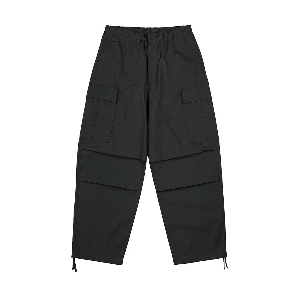 Tapered Elastic Waist Cargo Pants