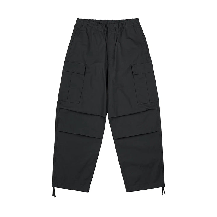 Tapered Elastic Waist Cargo Pants