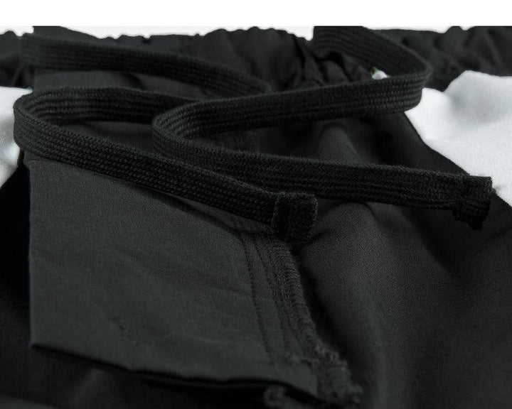 Tapered Elastic Waist Cargo Pants