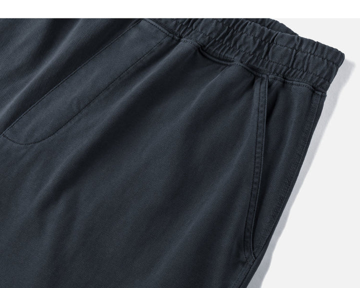 Tapered Washed Multi-pocket Pants