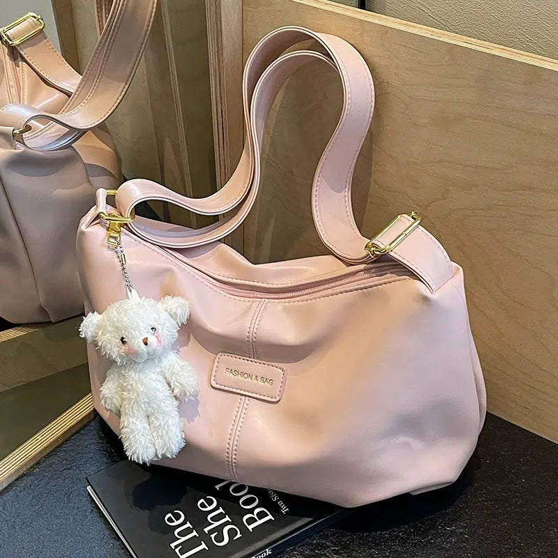 Teddy Charm Shoulder Bag