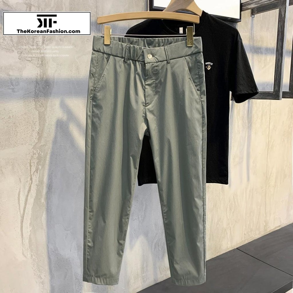 Thin Ice Silk Slim Pants