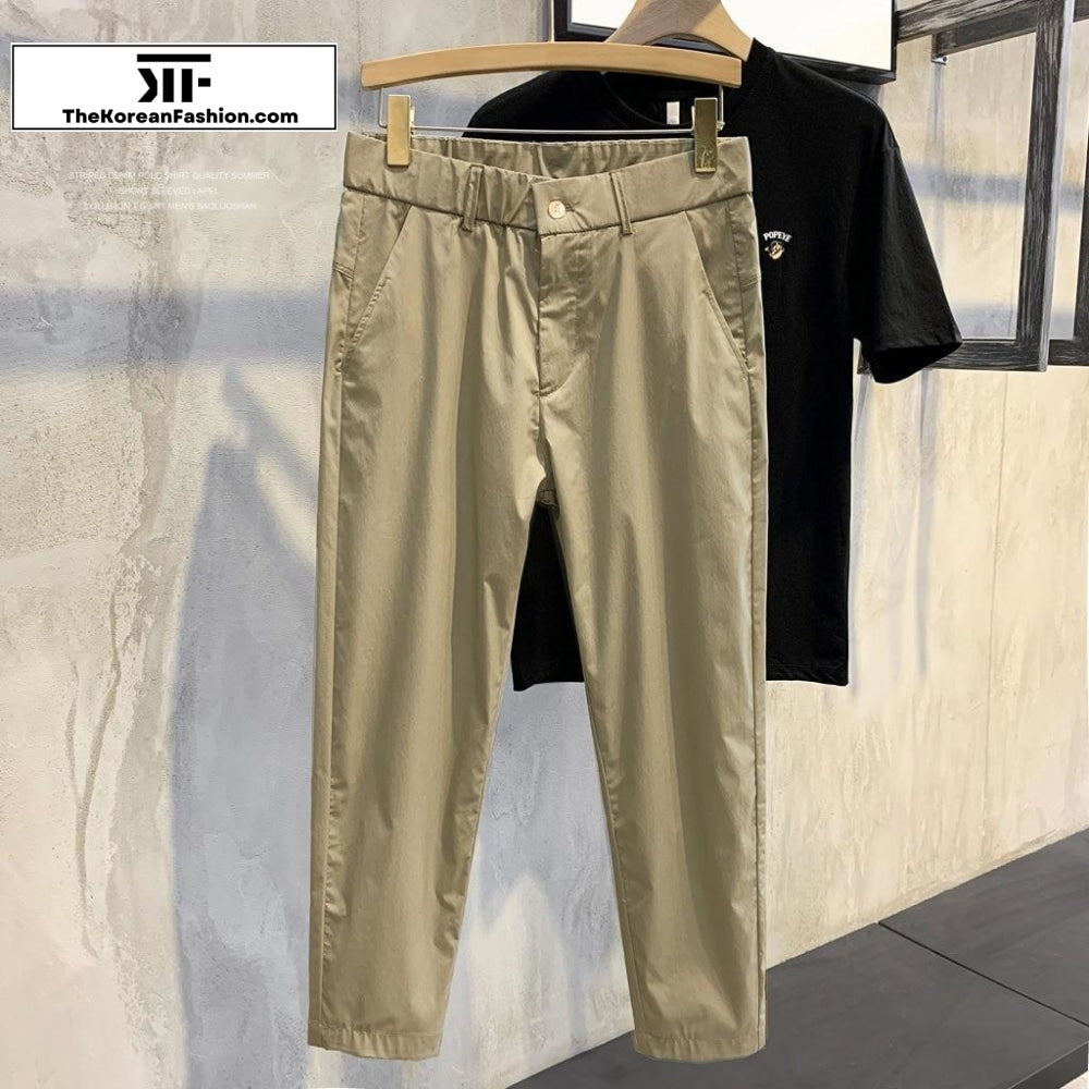 Thin Ice Silk Slim Pants