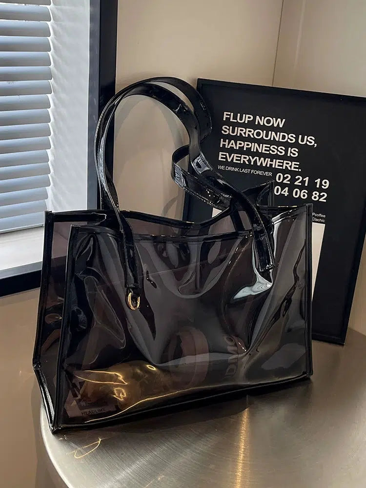 Transparent Glossy Tote Bag