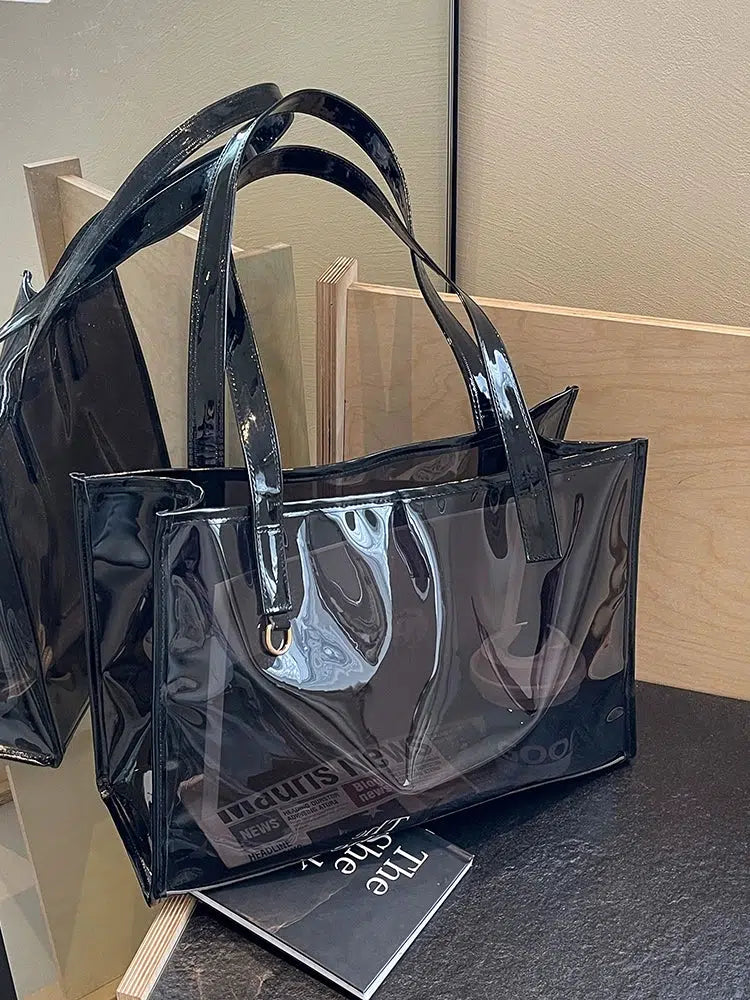 Transparent Glossy Tote Bag