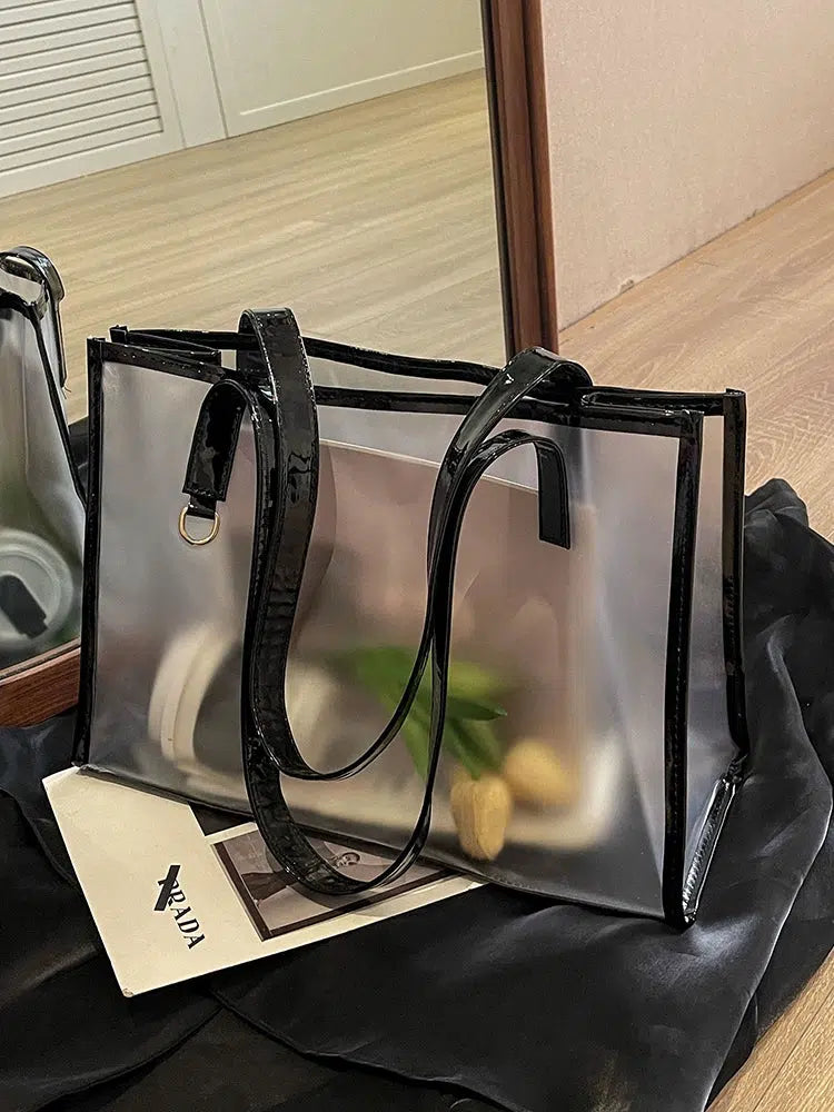 Transparent Glossy Tote Bag