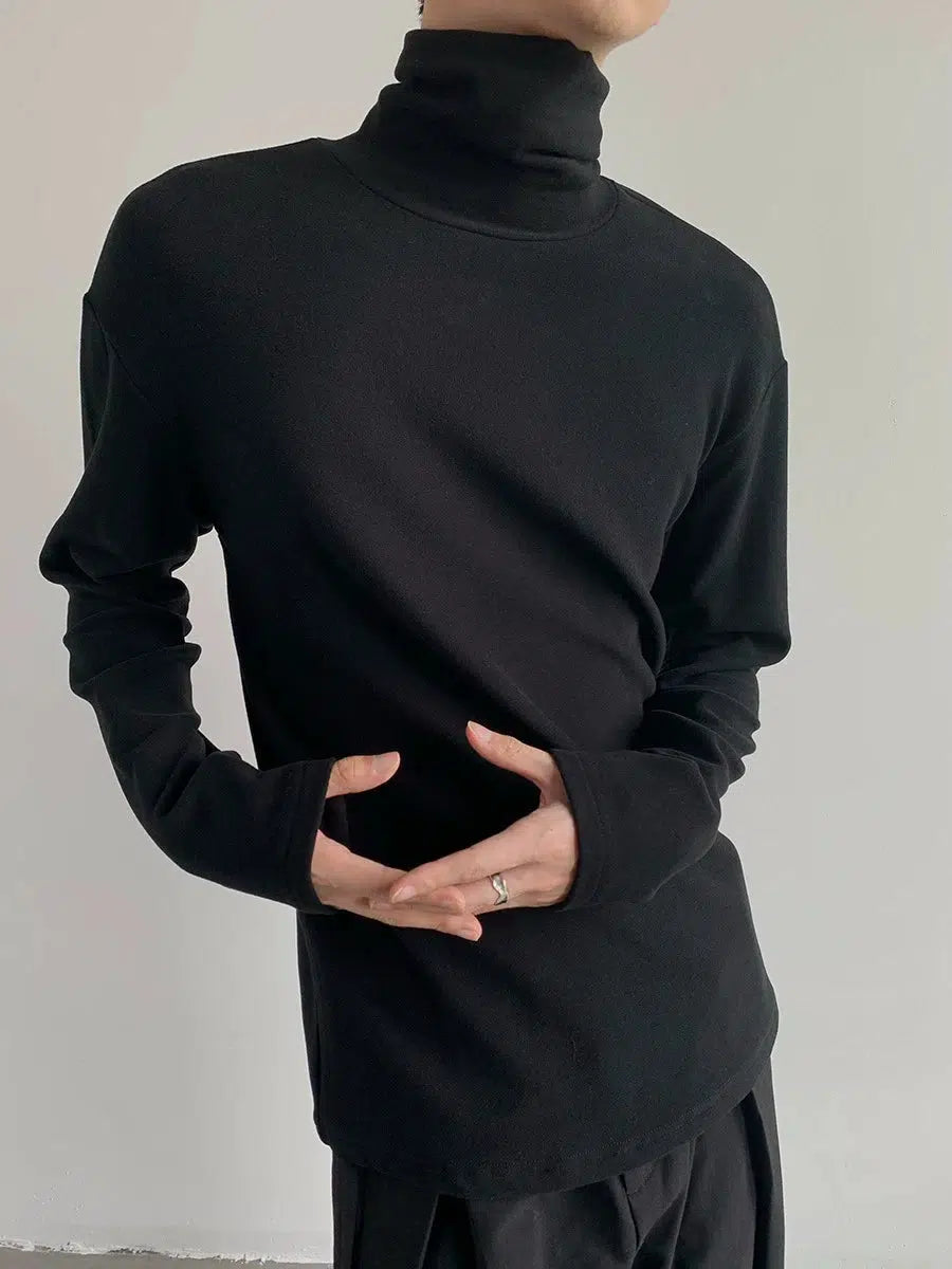 Bottoming Turtleneck Knit Sweater