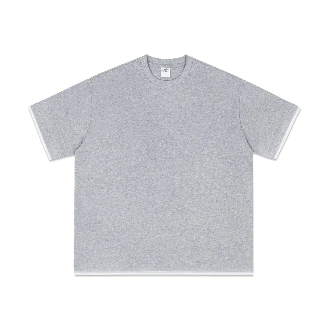 Two-piece Round Neck T-shirt