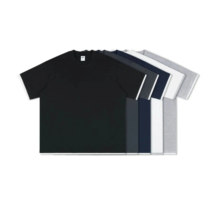 Two-piece Round Neck T-shirt