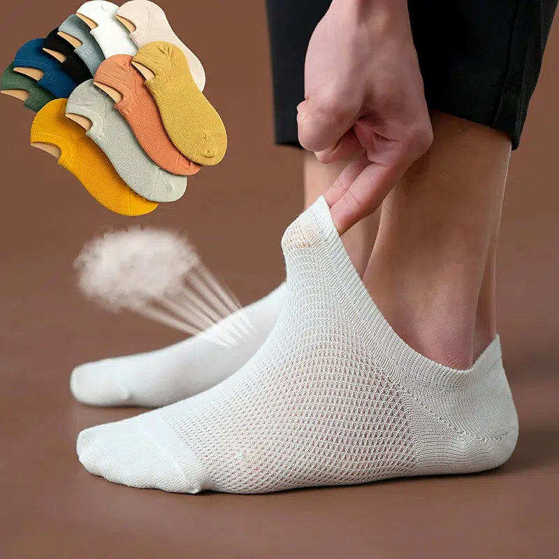 Ultra-Short Breathable Sweat-Absorbent Socks