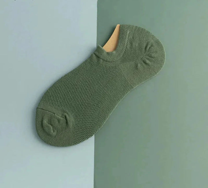 Ultra-Short Breathable Sweat-Absorbent Socks