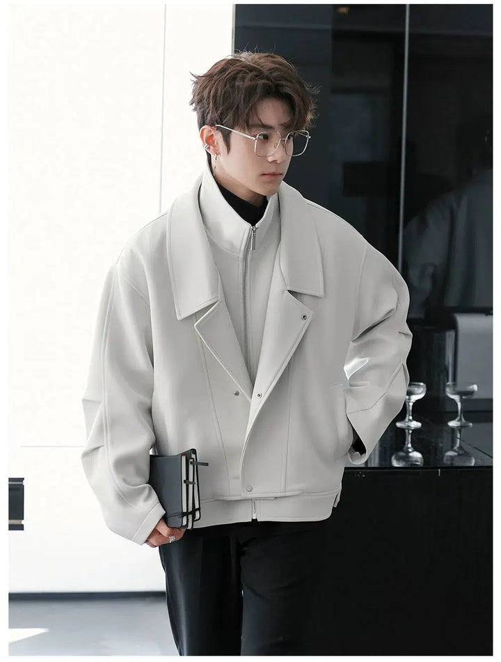 Two-piece Stand-up Collar Jacket