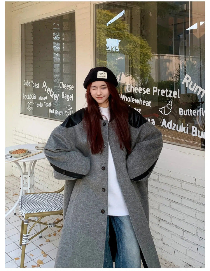 Unisex Oversized Casual Coat Jacket