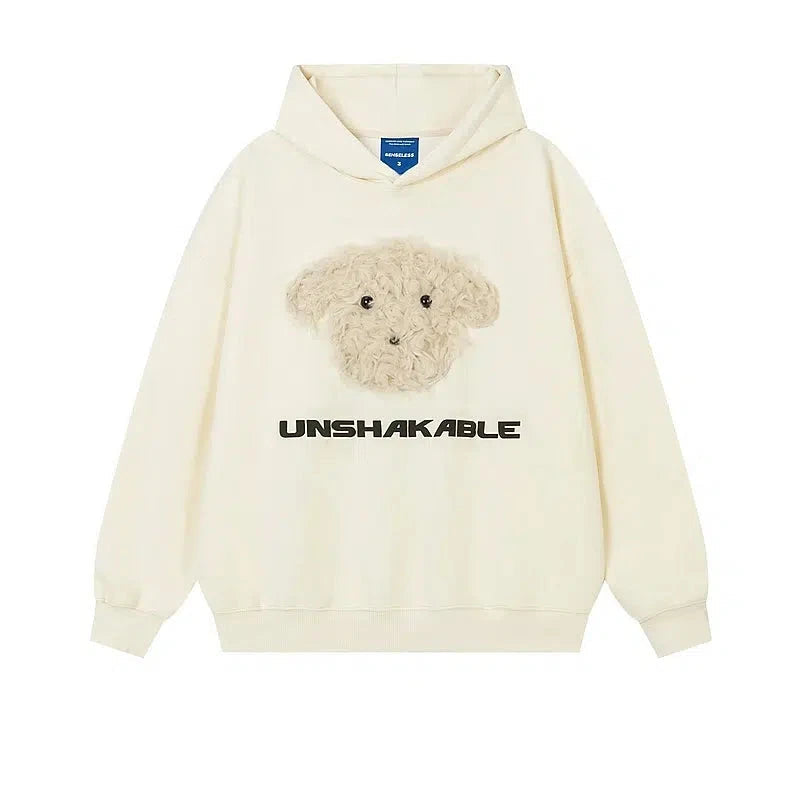 Unshakable Fleece Dog Design Sweatshirt