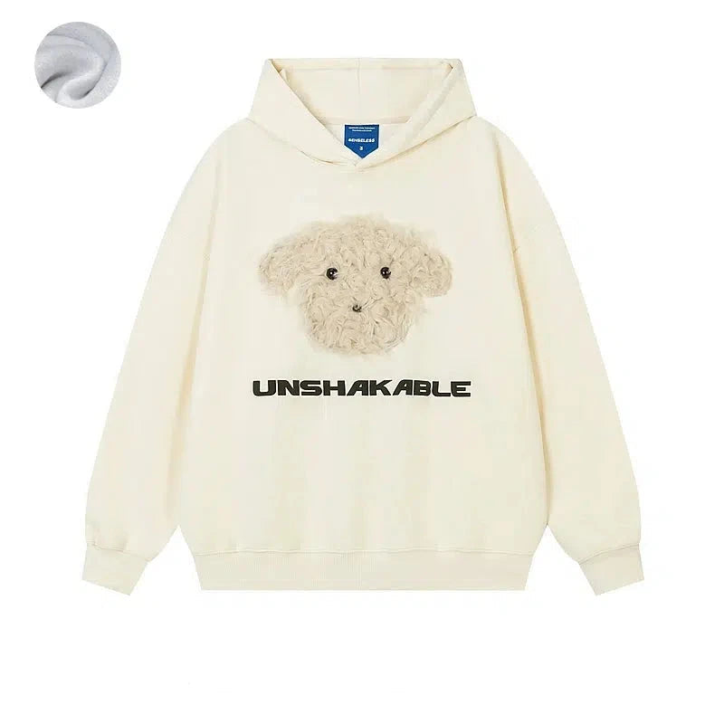 Unshakable Fleece Dog Design Sweatshirt